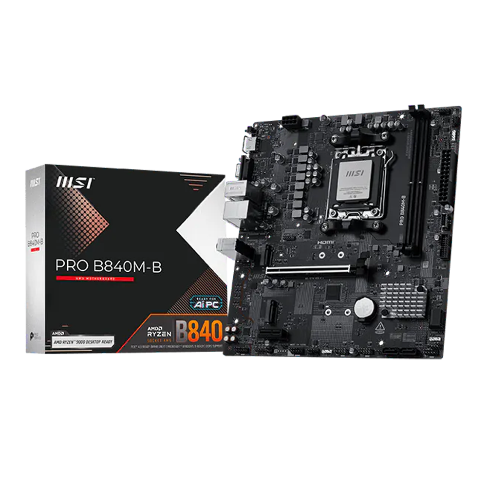 SCHEDA MADRE MSI PRO B840M-B (Socket AM5 - Micro-ATX - DDR5)