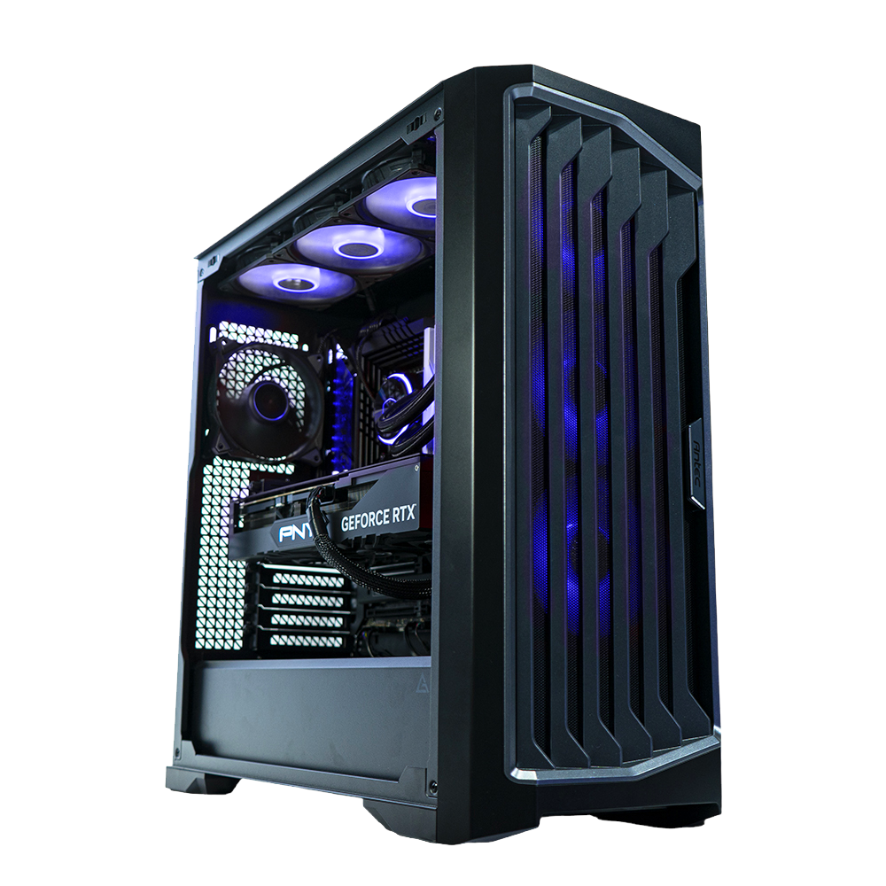 Pc gaming Ryzen 7 9800X3D, RTX 4080 SUPER 16GB, Ram 32Gb 6000Mhz Ddr5, SSD NVMe 2000Gb, Dissipatore a Liquido 360mm, Windows 11 Pro