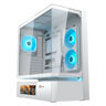 CASE Cougar CFV235 Vision Bianco (Mid-Tower - Vetro Temperato - Display LCD)