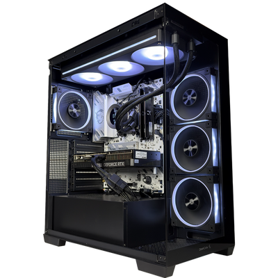 EGEMONE E1 - Pc gaming Ryzen 5 7500X3D, RTX 5070 12GB, Ram 32Gb 6000Mhz Ddr5, SSD NVMe 1000Gb, Dissipatore a Liquido 360mm, Windows 11 Pro