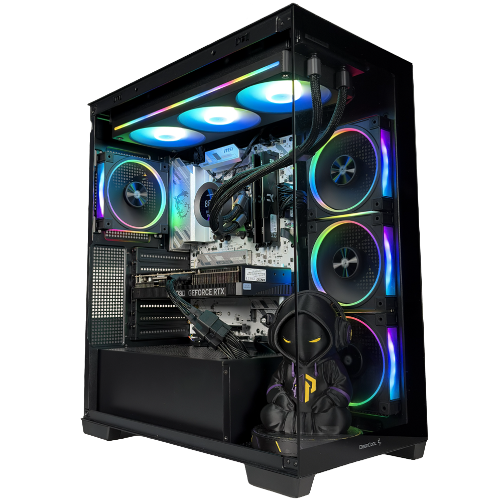 EGEMONE E2 - Pc gaming Ryzen 5 7500X3D, RX 9060 XT 16GB, Ram 32Gb 6000Mhz Ddr5, SSD NVMe 1000Gb, Dissipatore a Liquido 360mm, Windows 11 Pro
