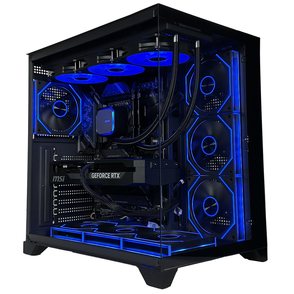 EGEMONE V3 PRIME - Pc gaming Ryzen 7 9800X3D, RTX 5070 12GB, Ram 32Gb 6000Mhz Ddr5, SSD NVMe 1000Gb, Dissipatore a Liquido 360mm, Windows 11 Pro
