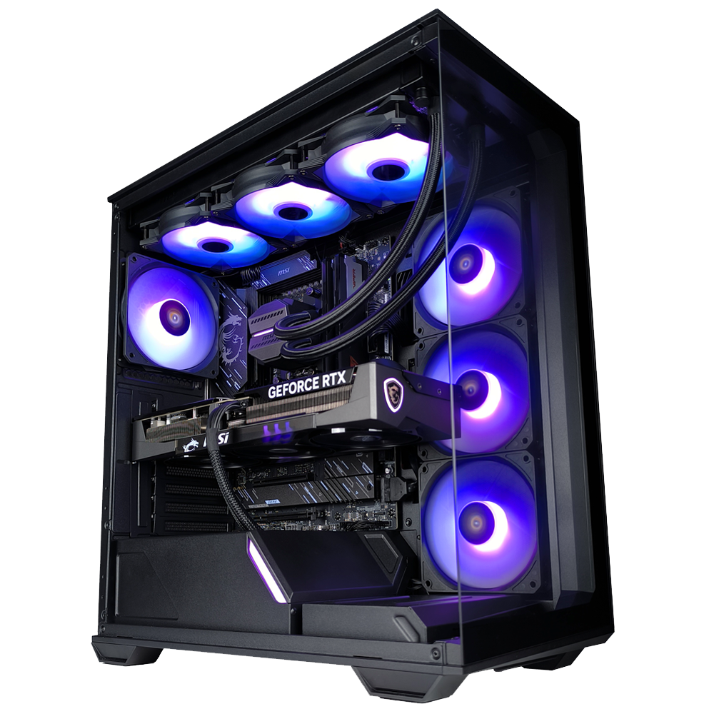 EGEMONE V8 - Pc gaming Ryzen 7 7800X3D, RX 9070 XT 16GB, Ram 32Gb 6000Mhz Ddr5, SSD NVMe 1000Gb, Dissipatore a Liquido 360mm, Windows 11 Pro