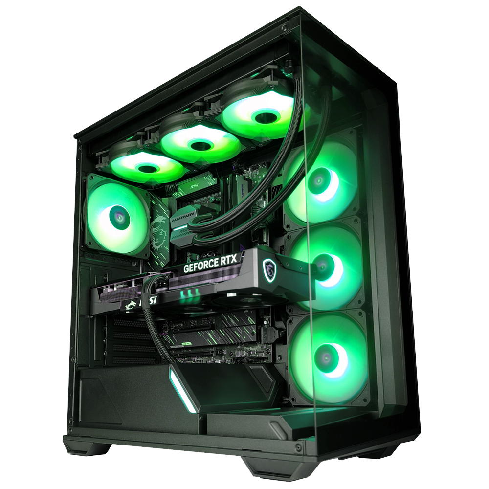 EGEMONE V8 - Pc gaming Ryzen 7 7800X3D, RX 9070 XT 16GB, Ram 32Gb 6000Mhz Ddr5, SSD NVMe 1000Gb, Dissipatore a Liquido 360mm, Windows 11 Pro