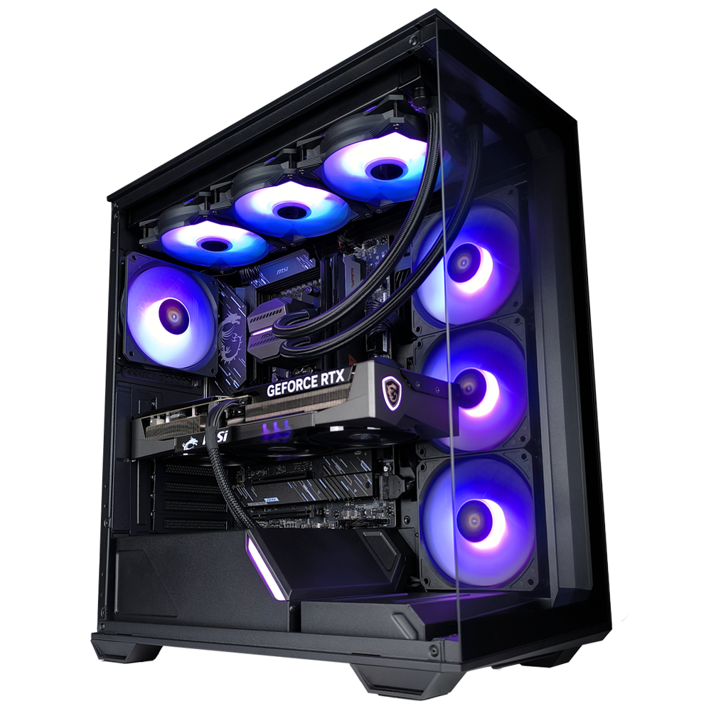 EGEMONE V8 - Pc gaming Ryzen 7 7800X3D, RX 9070 16GB, Ram 32Gb 6000Mhz Ddr5, SSD NVMe 1000Gb, Dissipatore a Liquido 360mm, Windows 11 Pro