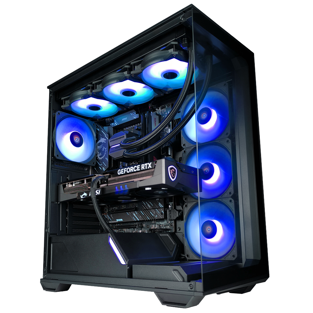EGEMONE V8 - Pc gaming Ryzen 7 7800X3D, RX 9070 XT 16GB, Ram 32Gb 6000Mhz Ddr5, SSD NVMe 1000Gb, Dissipatore a Liquido 360mm, Windows 11 Pro