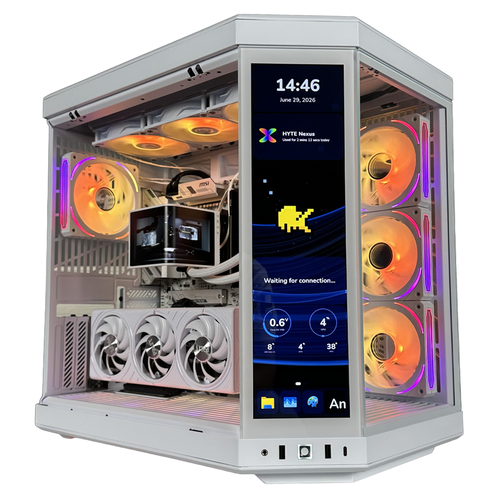 EGEMONE VS5 - Pc gaming Ryzen 7 7800X3D, RTX 5070 12GB, Ram 32Gb 6000Mhz Ddr5, SSD NVMe 1000Gb, Dissipatore a Liquido 360mm , Windows 11 Pro