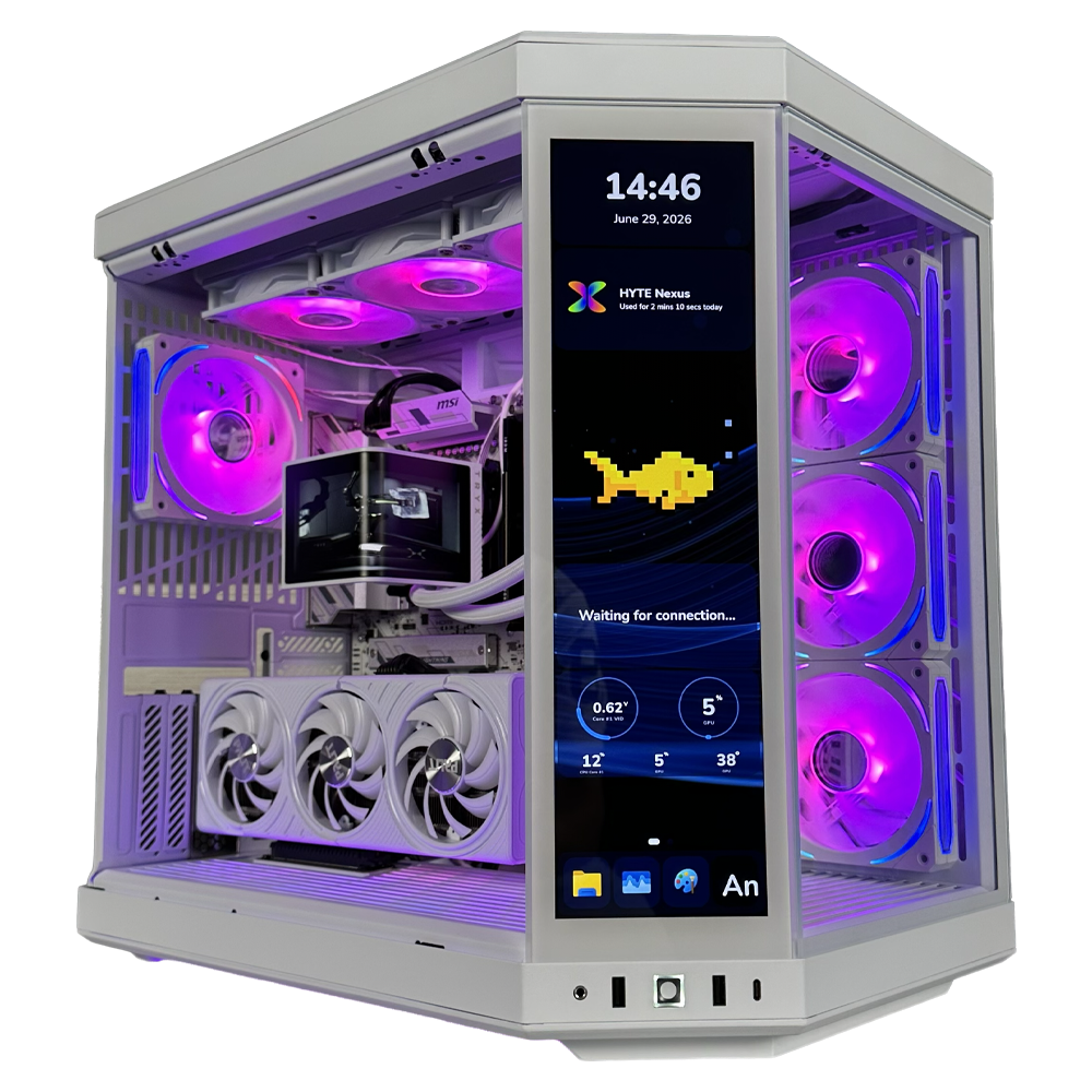EGEMONE VS5 - Pc gaming Ryzen 7 7800X3D, RTX 5070 12GB, Ram 32Gb 6000Mhz Ddr5, SSD NVMe 1000Gb, Dissipatore a Liquido 360mm , Windows 11 Pro