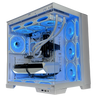 EGEMONE VS8 - Pc gaming Ryzen 7 7800X3D, RX 9060 XT 16GB WHITE, Ram 32Gb 6000Mhz Ddr5, SSD NVMe 1000Gb, Dissipatore a Liquido 360mm, Windows 11 Pro