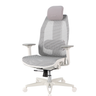 NOUA SOUL MESH BIANCA – Sedia Gaming Ergonomica con Schienale in Mesh, Braccioli 3D e Supporto Lombare