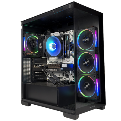 GLADIO G1 - Pc gaming Ryzen 5 7500X3D, RTX 5060 8GB, Ram 16Gb 6000Mhz Ddr5, SSD NVMe 1000Gb, Dissipatore ad Aria, Windows 11 Pro