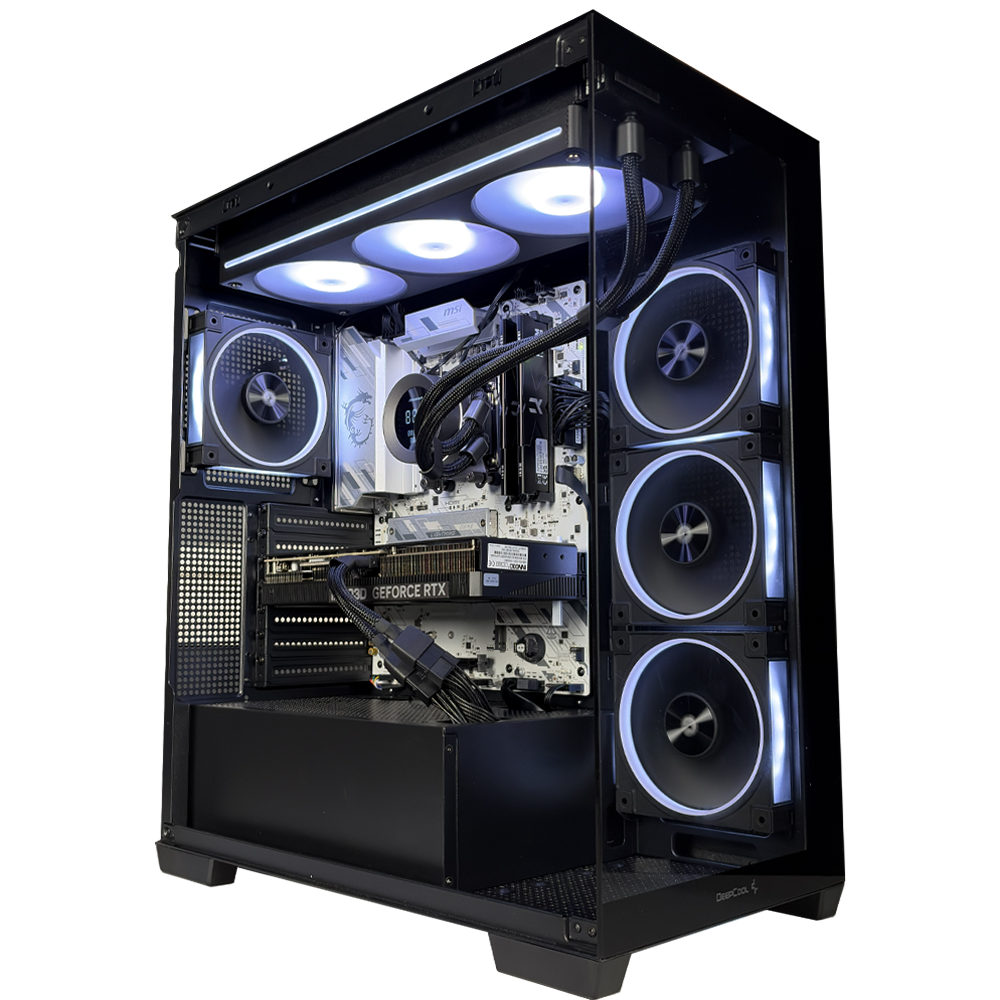 GLADIO G1 - Pc gaming Ryzen 5 7500X3D, RTX 5060 8GB, Ram 16Gb 6000Mhz Ddr5, SSD NVMe 1000Gb, Dissipatore ad Aria, Windows 11 Pro