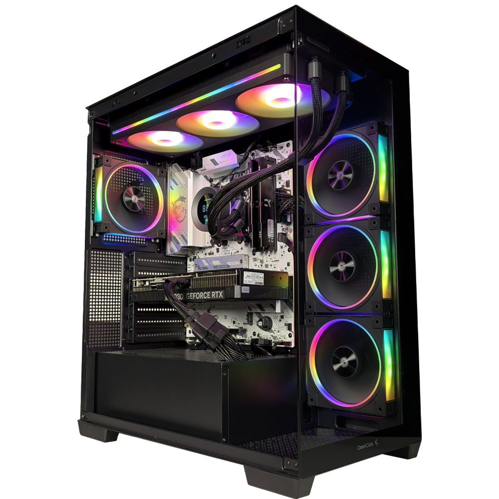 GLADIO G1 - Pc gaming Ryzen 5 7500X3D, RTX 5060 8GB, Ram 16Gb 6000Mhz Ddr5, SSD NVMe 1000Gb, Dissipatore ad Aria, Windows 11 Pro