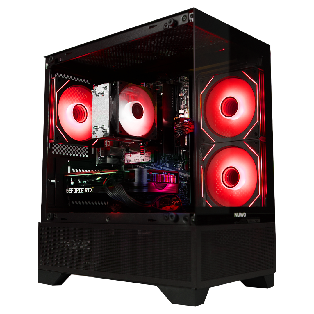 GLADIO V14 PRIME - Pc gaming Ryzen 5 5600, RTX 5050 8Gb, Ram 16Gb 3600Mhz Ddr4, SSD NVMe 1000Gb, Dissipatore ad Aria, Windows 11 Pro