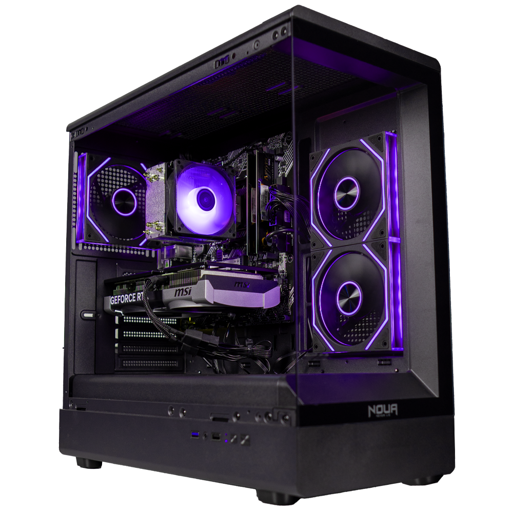 GLADIO V15 PRIME - Pc gaming Ryzen 7 5700X, RTX 5060 8Gb, Ram 32Gb 3600Mhz Ddr4, SSD NVMe 1000Gb, Dissipatore ad Aria, Windows 11 Pro