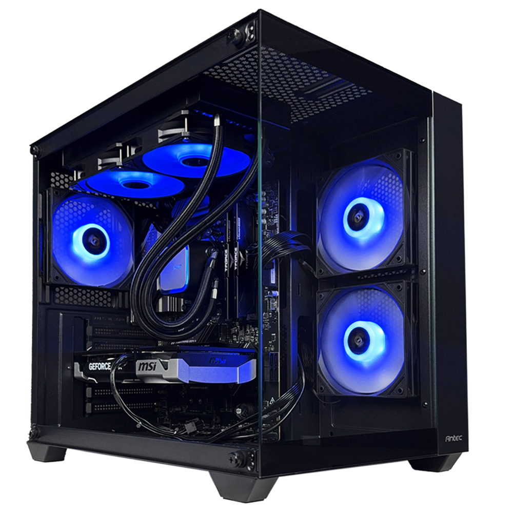 GLADIO V2 - Pc gaming Ryzen 5 9600X, RTX 5060 8GB, Ram 32Gb 6000Mhz Ddr5, SSD NVMe 1000Gb, Dissipatore a Liquido 240mm, Windows 11 Pro