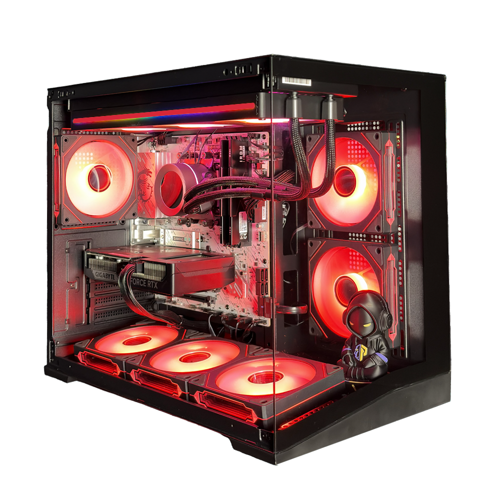 GLADIO V2 - Pc gaming Ryzen 5 9600X, RTX 5060 8GB, Ram 16Gb 6000Mhz Ddr5, SSD NVMe 1000Gb, Dissipatore a Liquido 360mm, Windows 11 Pro