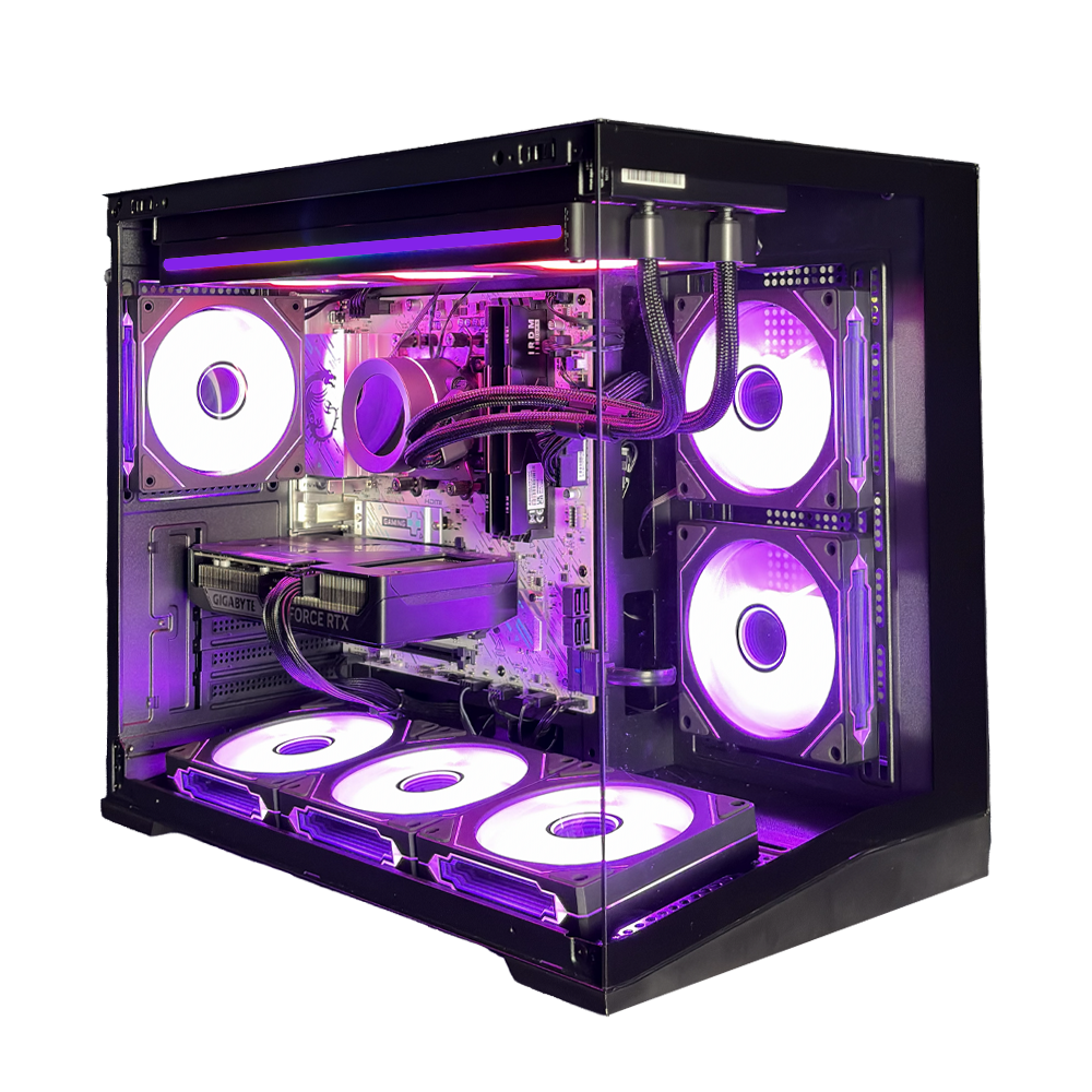 GLADIO V2 - Pc gaming Ryzen 5 9600X, RTX 5060 8GB, Ram 16Gb 6000Mhz Ddr5, SSD NVMe 1000Gb, Dissipatore a Liquido 360mm, Windows 11 Pro