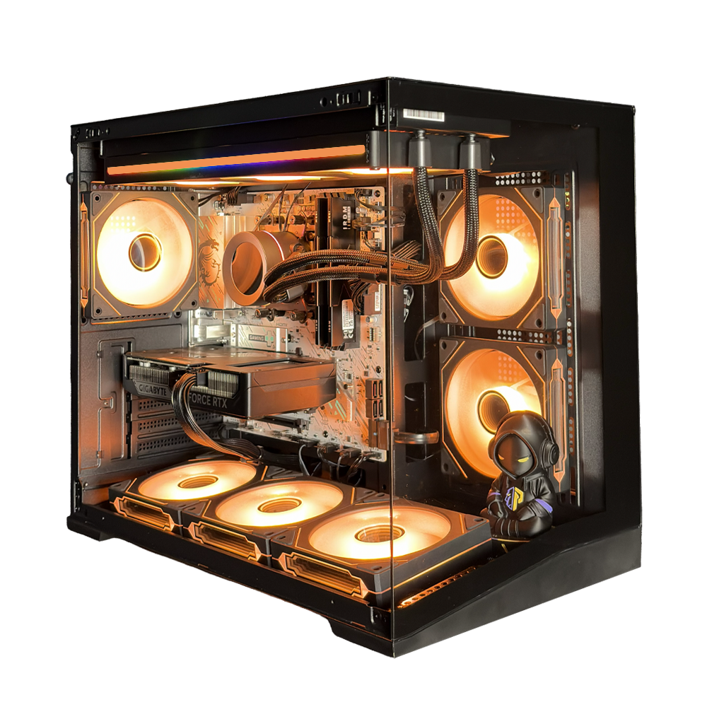 GLADIO V2 - Pc gaming Ryzen 5 9600X, RTX 5060 8GB, Ram 16Gb 6000Mhz Ddr5, SSD NVMe 1000Gb, Dissipatore a Liquido 360mm, Windows 11 Pro