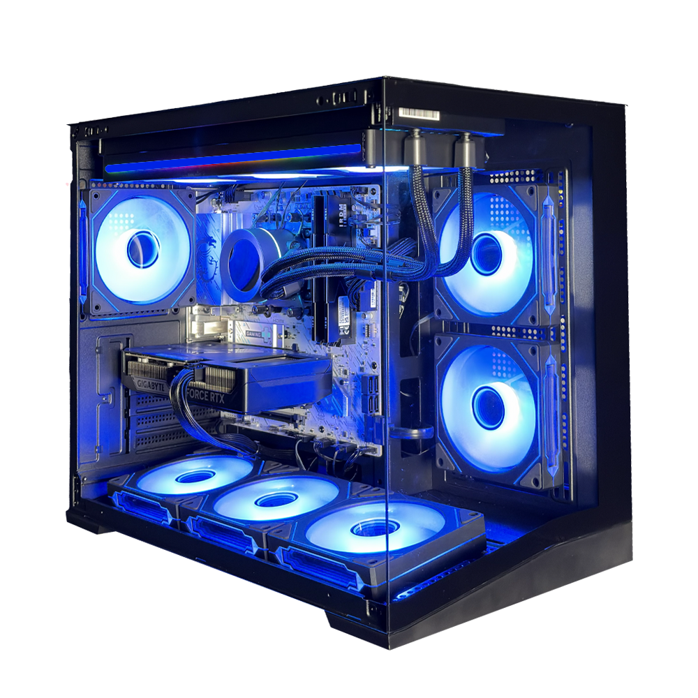 GLADIO V2 - Pc gaming Ryzen 5 9600X, RTX 5060 8GB, Ram 16Gb 6000Mhz Ddr5, SSD NVMe 1000Gb, Dissipatore a Liquido 360mm, Windows 11 Pro
