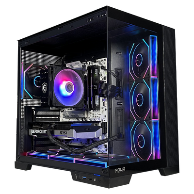GLADIO V3 - Pc gaming Ryzen 5 7500F, RTX 5060 8GB, Ram 16Gb 6000Mhz Ddr5, SSD NVMe 1000Gb, Dissipatore ad Aria, Windows 11 Pro