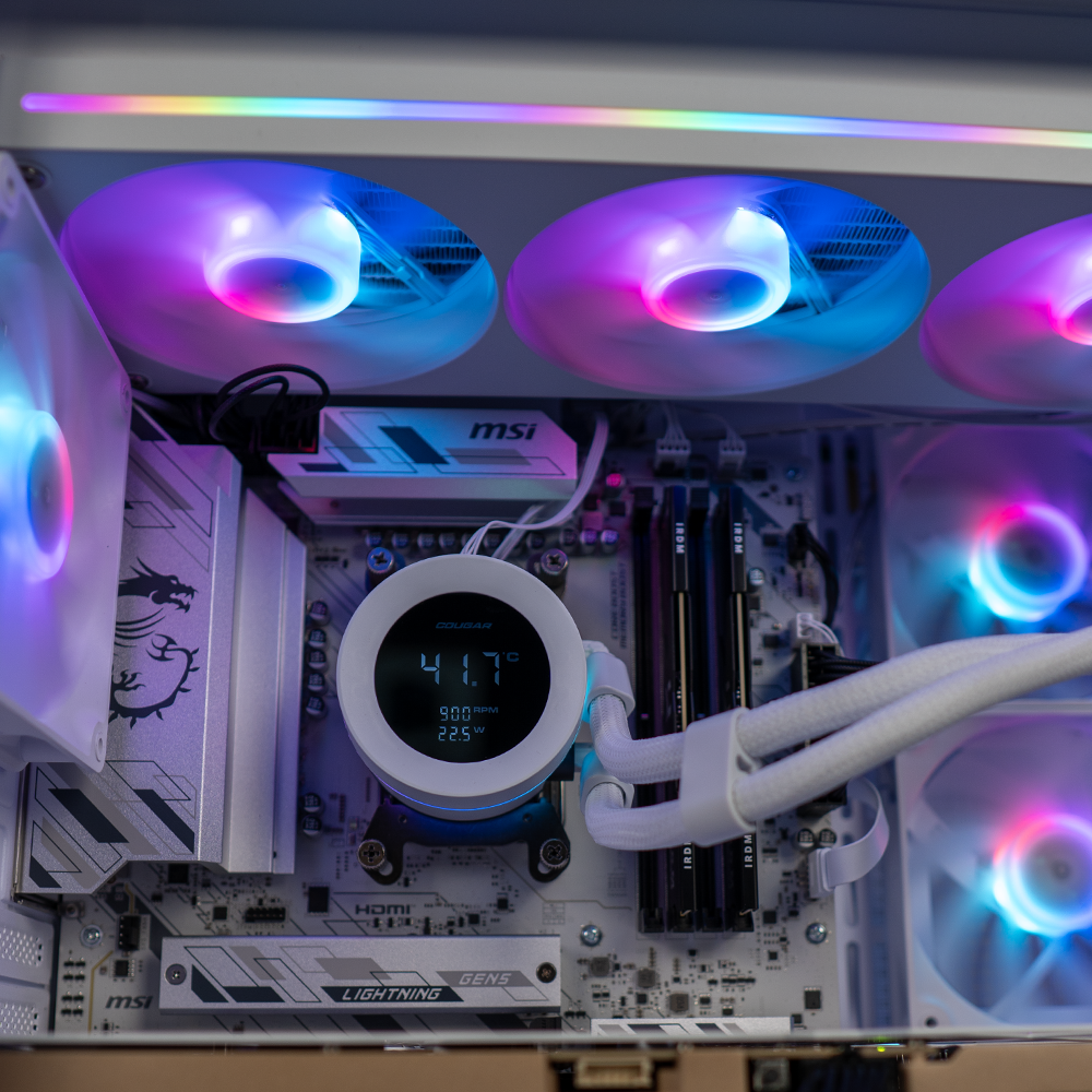 GLADIO VS2 EVO - Pc gaming Ryzen 5 9600X, RTX 5060 Ti 16GB WHITE, Ram 32Gb 6000Mhz Ddr5, SSD NVMe 1000Gb, Dissipatore a Liquido 360mm, Windows 11 Pro
