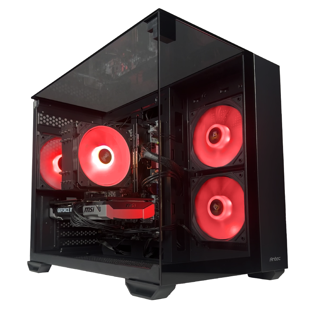 GLADIO V7 - Pc gaming Ryzen 5 9600X, RX 9060 XT 8Gb, Ram 32Gb 6000Mhz Ddr5, SSD NVMe 1000Gb, Dissipatore ad Aria, Windows 11 Pro
