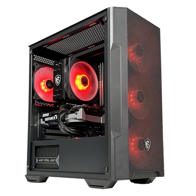 GLADIO V11 - Pc gaming Ryzen 5 5600XT, RTX 5060 Ti 8Gb, Ram 16Gb 3200Mhz Ddr4, SSD NVMe 1000Gb, Dissipatore ad Aria, Windows 11 Pro