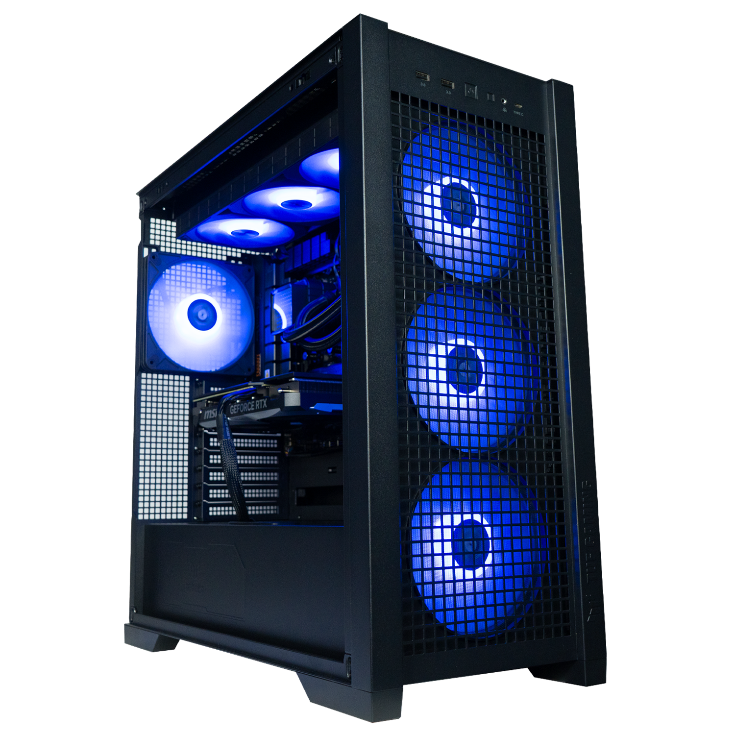 Pc gaming Ryzen 9 7950X, RTX 5070 Ti 16GB, Ram 64Gb 6400Mhz Ddr5, SSD NVMe 2000Gb + SSD NVMe 2000Gb, Dissipatore a Liquido 360mm, Windows 11 Pro