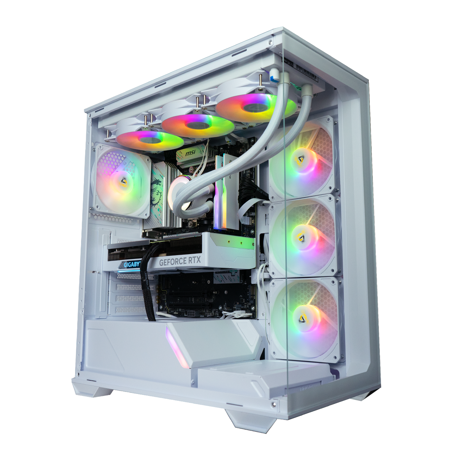 TITANO VS2 - Pc gaming Ryzen 7 9800X3D, RX 9070 16Gb WHITE, Ram 32Gb Ddr5 6000Mhz WHITE, SSD NVMe 1000 Gb, Wifi, Dissipatore a Liquido 360mm WHITE, Windows 11 Pro