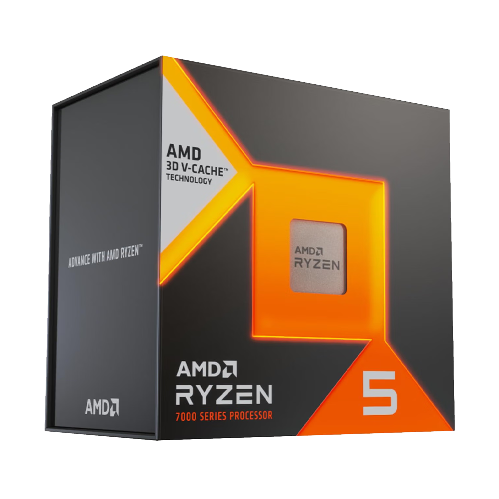 PROCESSORE AMD Ryzen 5 7500F (6 Core / 12 Thread - 3.7GHz Base / 5.0GHz Max Boost - 32MB L3 Cache)