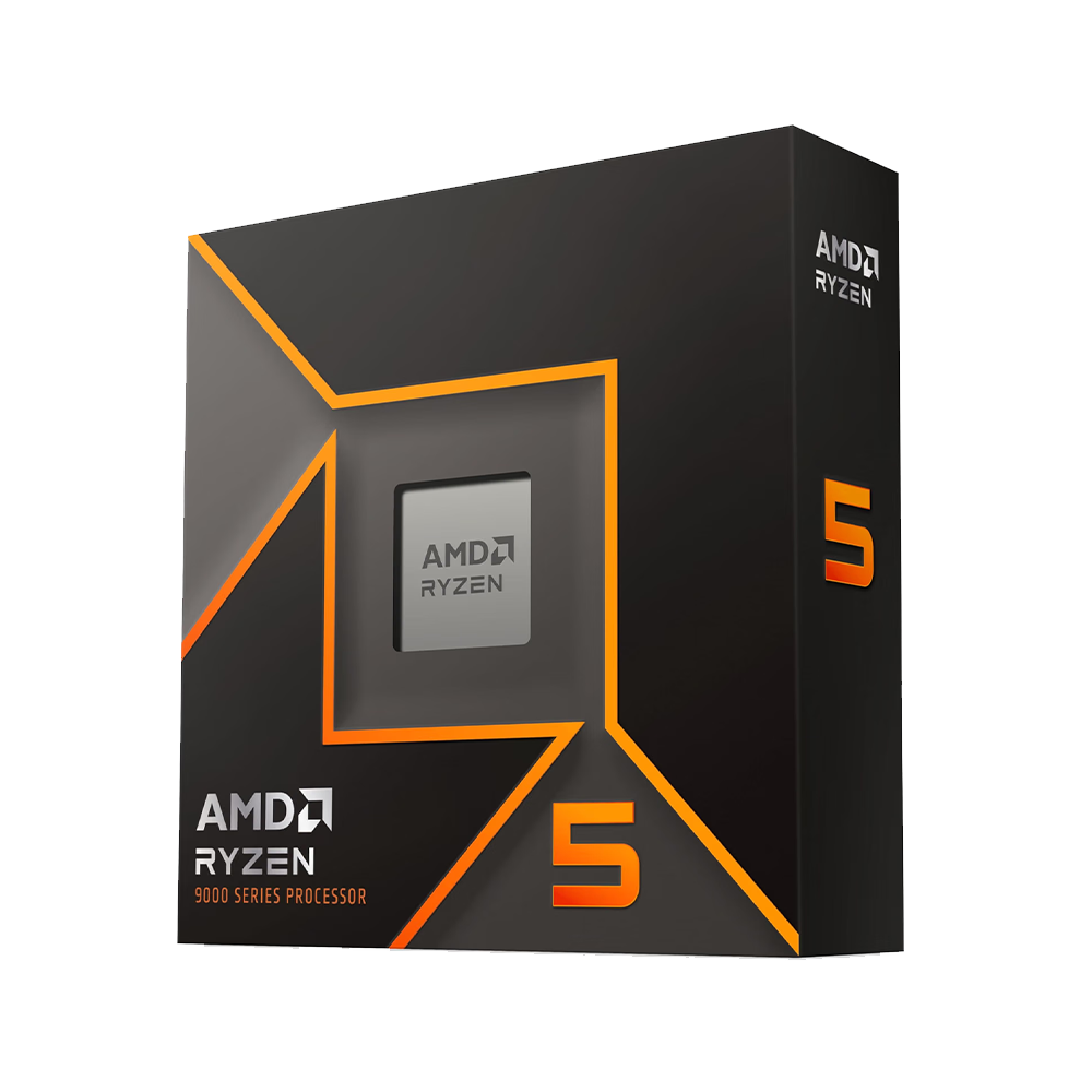 PROCESSORE AMD Ryzen 5 9600X (6 Core / 12 Thread - 3.9GHz Base / 5.4GHz Max Boost - 32MB L3 Cache)