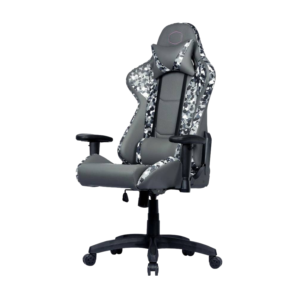 Sedia Gaming Cooler Master Caliber R1S Dark Knight Camo – Ergonomica Reclinabile 180° con Supporto Lombare e Cervicale
