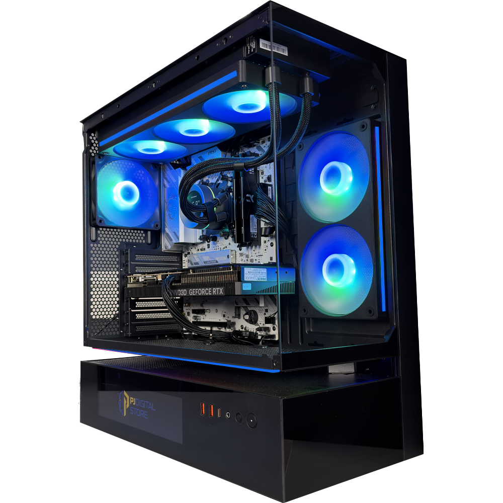 TITANO T1 - Pc gaming Ryzen 7 9800X3D, RX 9070 XT 16GB, Ram 32Gb 6000Mhz Ddr5, SSD NVMe 1000Gb, Dissipatore a Liquido IPS 360mm, Windows 11 Pro