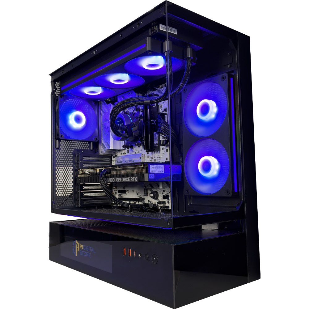 TITANO T1 - Pc gaming Ryzen 7 9800X3D, RX 9070 XT 16GB, Ram 32Gb 6000Mhz Ddr5, SSD NVMe 1000Gb, Dissipatore a Liquido IPS 360mm, Windows 11 Pro