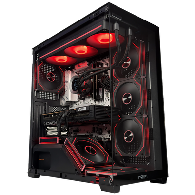 TITANO V1 EVO - Pc gaming Ryzen 7 9800X3D, RX 9070 XT 16GB, Ram 32Gb 6000Mhz Ddr5, SSD NVMe 1000Gb, Dissipatore a Liquido IPS 360mm, Windows 11 Pro