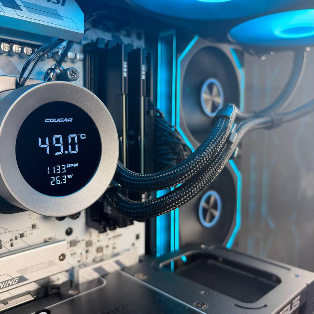 TITANO V1 EVO - Pc gaming Ryzen 7 9800X3D, RX 9070 XT 16GB, Ram 32Gb 6000Mhz Ddr5, SSD NVMe 1000Gb, Dissipatore a Liquido IPS 360mm, Windows 11 Pro