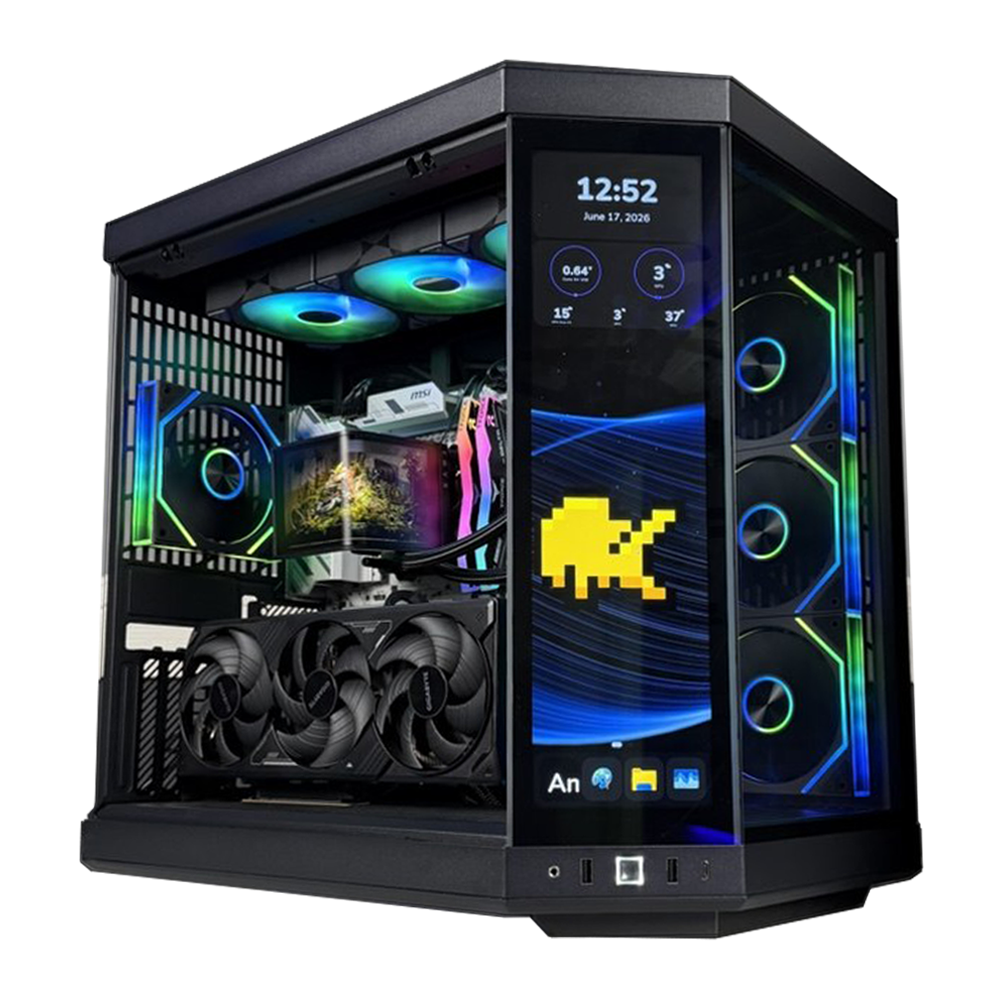 TITANO V9 - Pc gaming Ryzen 7 9850X3D, RTX 5070 Ti 16GB, Ram 32Gb 6000Mhz Ddr5, SSD NVMe 1000Gb, Dissipatore a Liquido 360mm, Windows 11 Pro