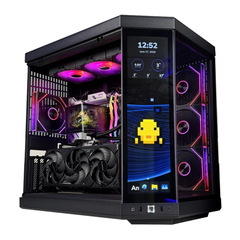 TITANO V9 - Pc gaming Ryzen 7 9850X3D, RTX 5070 Ti 16GB, Ram 32Gb 6000Mhz Ddr5, SSD NVMe 1000Gb, Dissipatore a Liquido 360mm, Windows 11 Pro