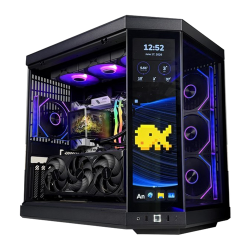TITANO V9 - Pc gaming Ryzen 7 9850X3D, RTX 5070 Ti 16GB, Ram 32Gb 6000Mhz Ddr5, SSD NVMe 1000Gb, Dissipatore a Liquido 360mm, Windows 11 Pro