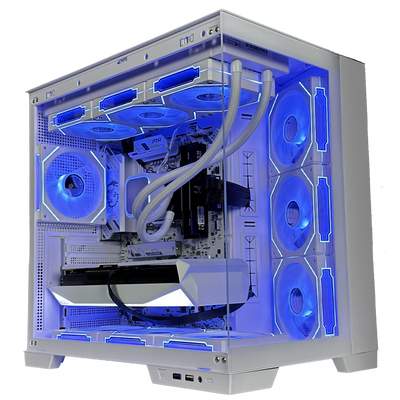 TITANO VS1 - Pc gaming Ryzen 7 9800X3D, RX 9070 XT 16Gb WHITE, Ram 32Gb Ddr5 6000Mhz, SSD NVMe 1000 Gb, Wifi, Dissipatore a Liquido 360mm WHITE, Windows 11 Pro