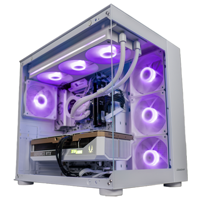 TITANO VS3 EVO - Pc gaming Ryzen 7 9800X3D, RTX 5080 16GB WHITE, Ram 32Gb Ddr5 6000Mhz , SSD NVMe 1000Gb, Dissipatore a Liquido 360mm Display WHITE, Windows 11 Pro