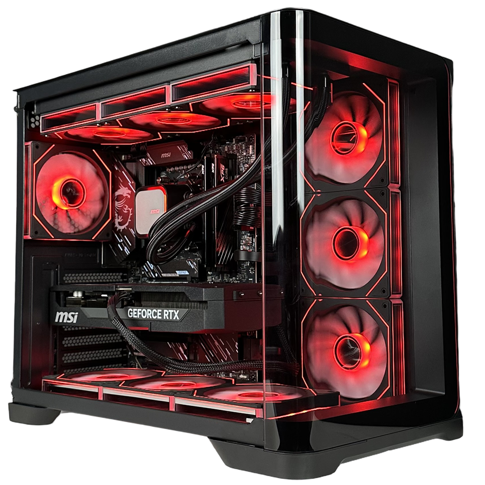TITANO V4 - Pc gaming Ryzen 7 9800X3D, RTX 5080 16GB, Ram 32Gb 6000Mhz Ddr5, SSD NVMe 2000Gb, Dissipatore a Liquido 360mm, Windows 11 Pro