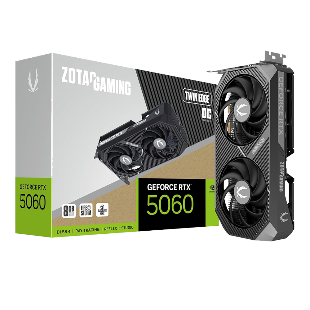 SCHEDA VIDEO Zotac GeForce RTX 5060 Twin Edge OC (8GB GDDR7 - 2X - 3x DP / 1x HDMI)