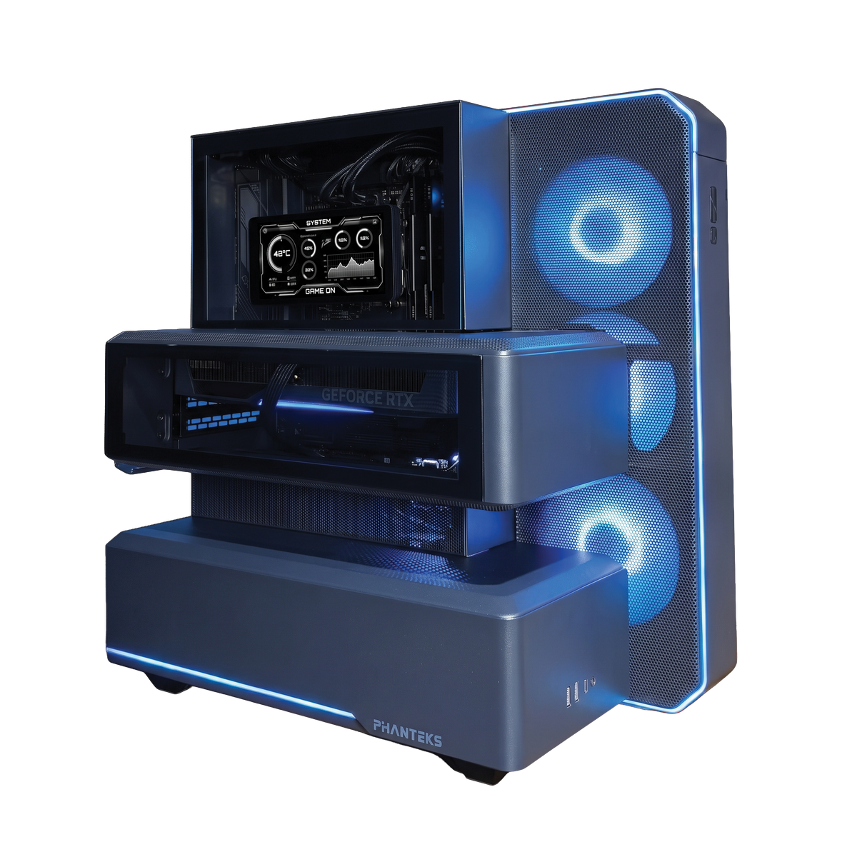 INVICTO V1 - Pc gaming Ryzen 7 7800X3D, RTX 5070 12GB, Ram 32Gb 6000Mhz Ddr5, SSD NVMe 1000Gb, Dissipatore a Liquido 360mm , Windows 11 Pro