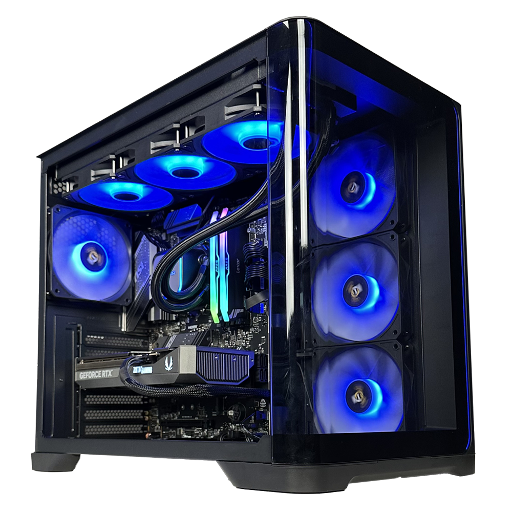 EGEMONE E2 - Pc gaming Ryzen 7 9850X3D, RTX 5070 12GB, Ram 32Gb 6000Mhz Ddr5, SSD NVMe 1000Gb, Dissipatore a Liquido 360mm, Windows 11 Pro