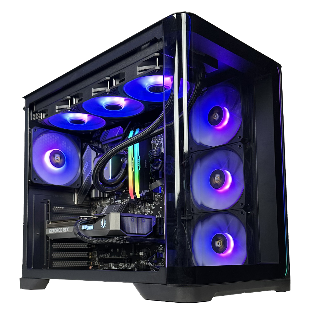 EGEMONE E2 - Pc gaming Ryzen 7 9850X3D, RTX 5070 12GB, Ram 32Gb 6000Mhz Ddr5, SSD NVMe 1000Gb, Dissipatore a Liquido 360mm, Windows 11 Pro