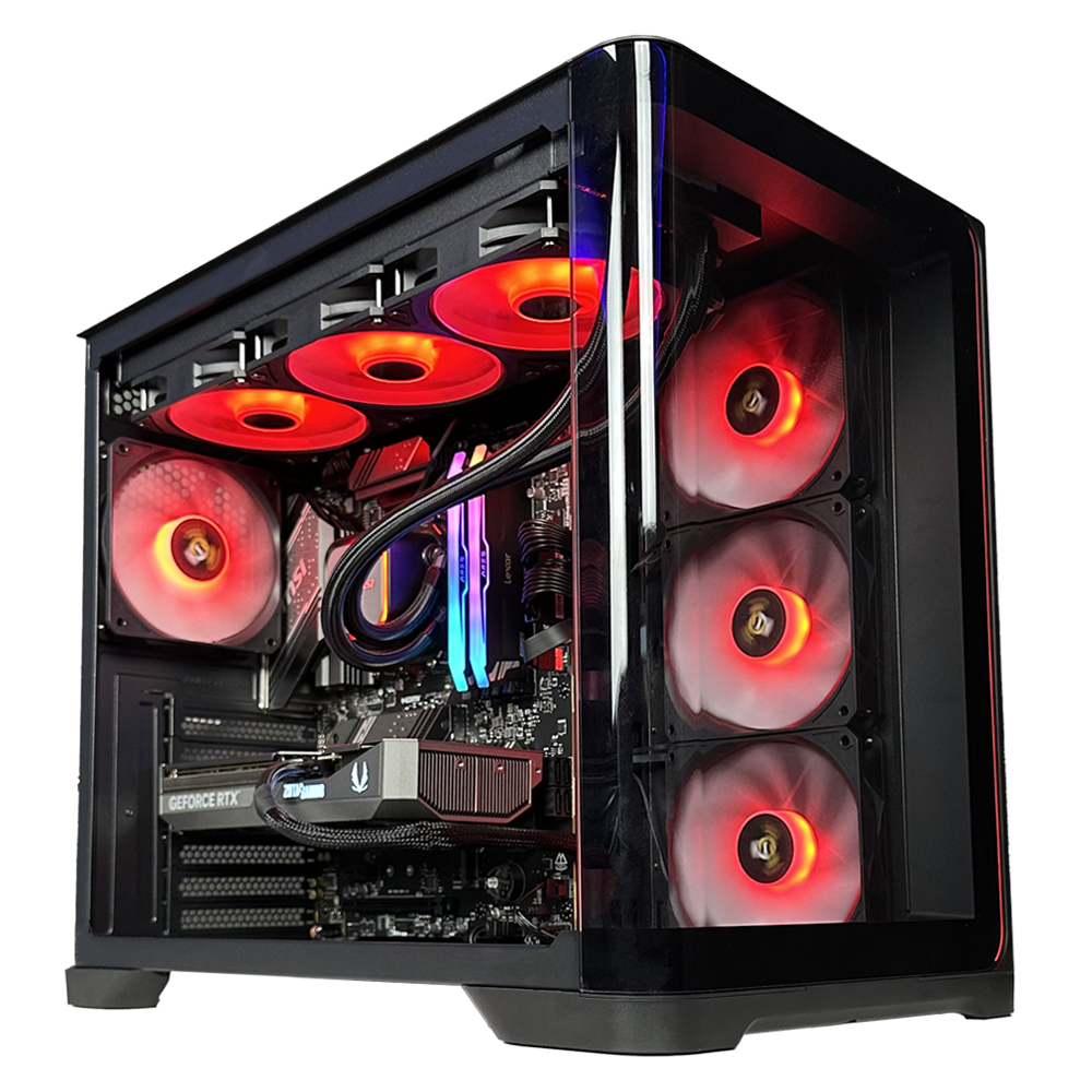 EGEMONE E2 - Pc gaming Ryzen 7 9850X3D, RTX 5070 12GB, Ram 32Gb 6000Mhz Ddr5, SSD NVMe 1000Gb, Dissipatore a Liquido 360mm, Windows 11 Pro