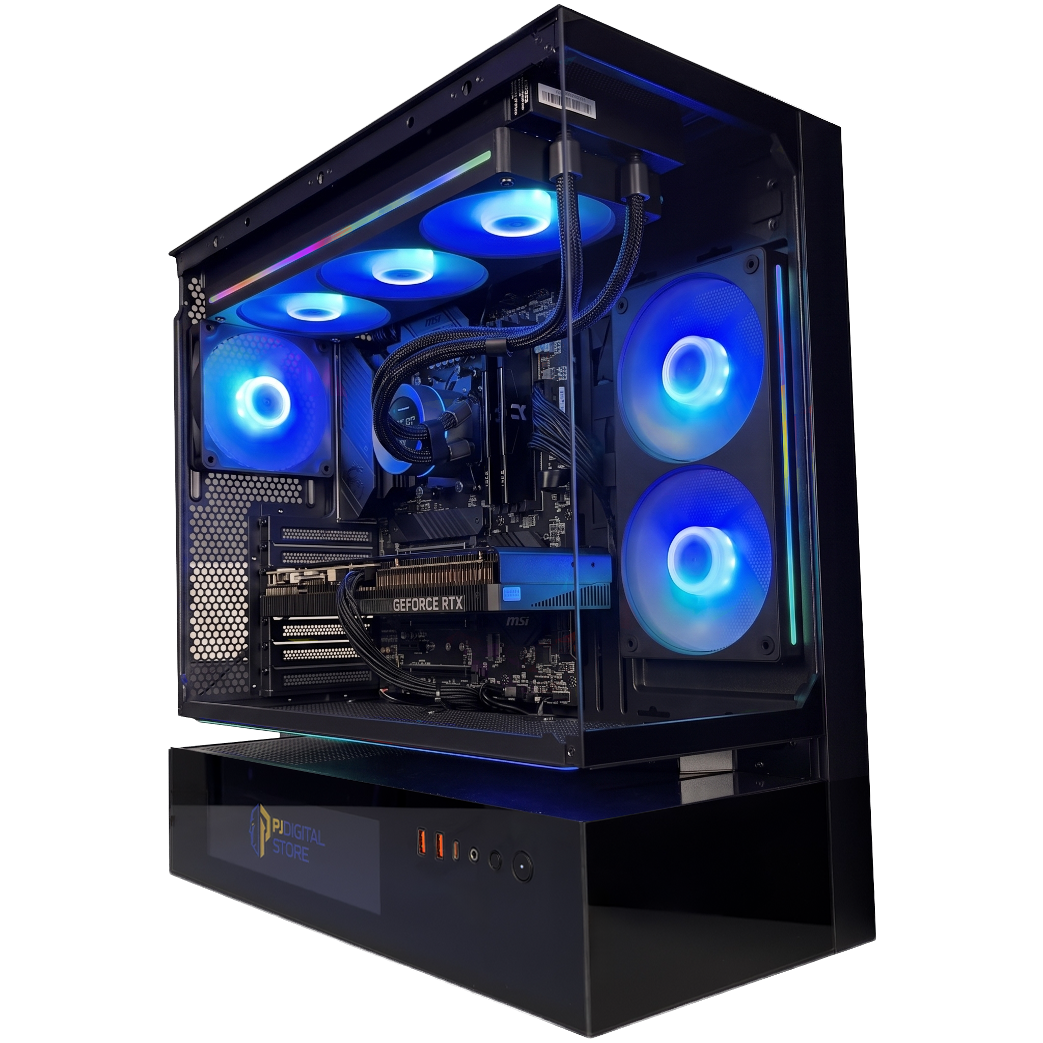 TITANO V11 EVO - Pc gaming Ryzen 7 9850X3D, RTX 5080 16GB, Ram 32Gb 6000Mhz Ddr5, SSD NVMe 1000Gb, Dissipatore a Liquido 360mm, Windows 11 Pro