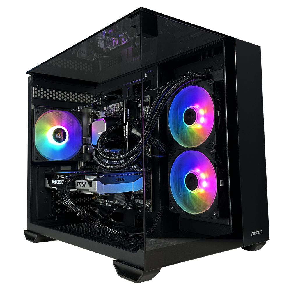 EGEMONE V14 - Pc gaming Ryzen 7 7800X3D, RTX 5060 Ti 16Gb, Ram 32Gb 6000Mhz Ddr5, SSD NVMe 1000Gb, Dissipatore a Liquido 240mm, Windows 11 Pro